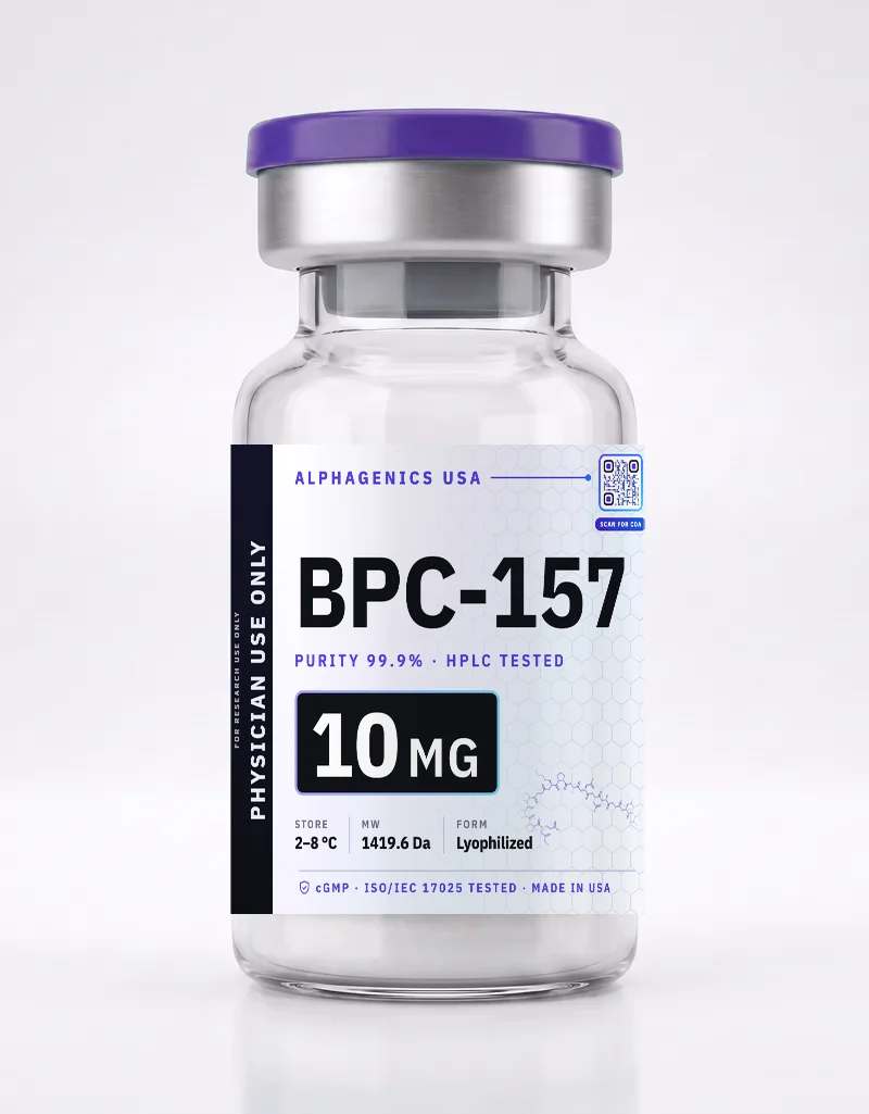 BPC-157 — Alphagenics vial