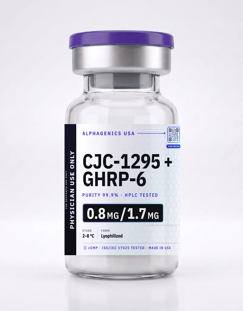 CJC-1295 + GHRP-6 Blend — Alphagenics vial