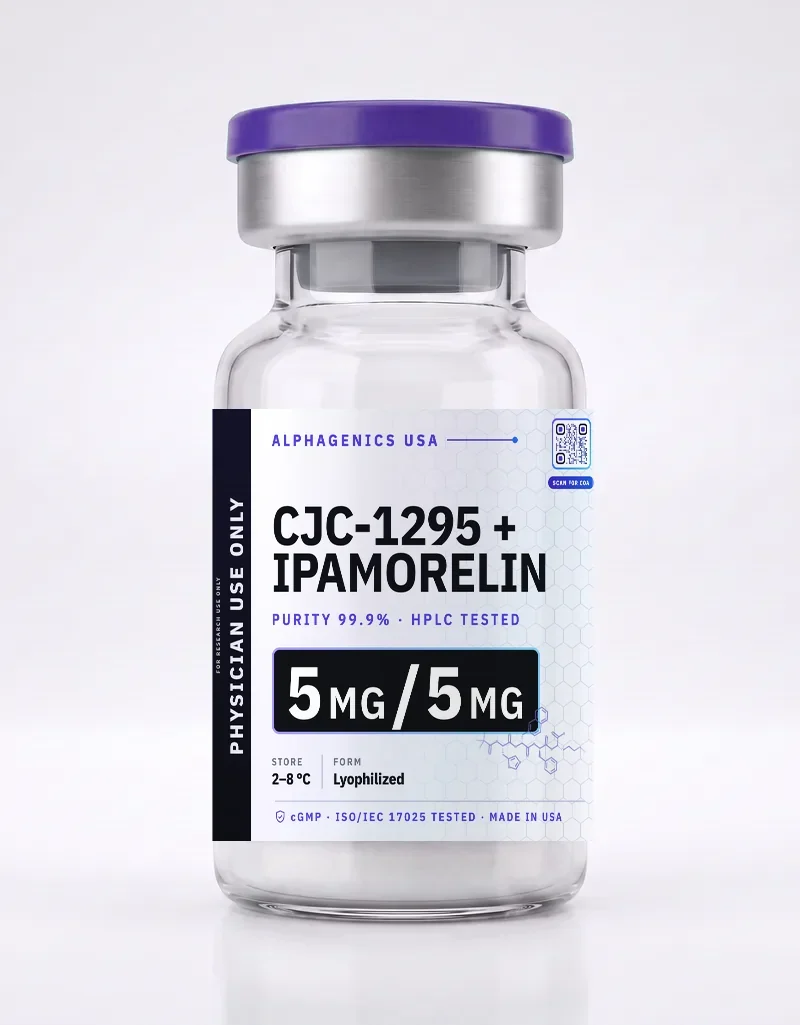 CJC-1295 + Ipamorelin Blend — Alphagenics vial