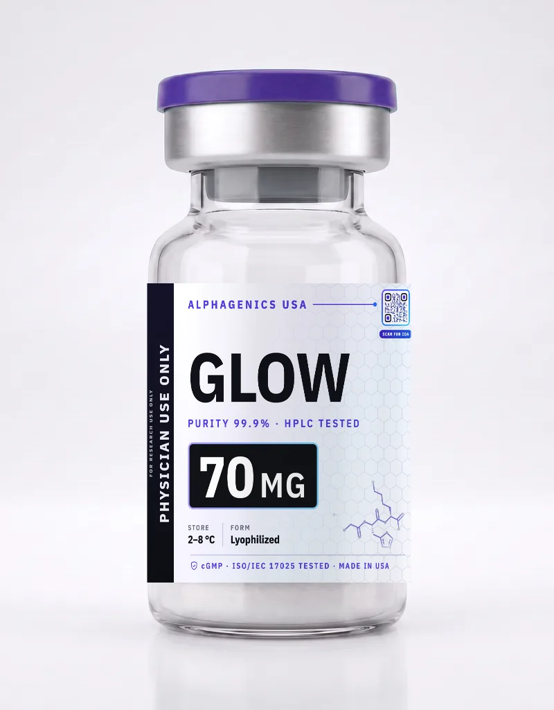 GLOW — Alphagenics vial