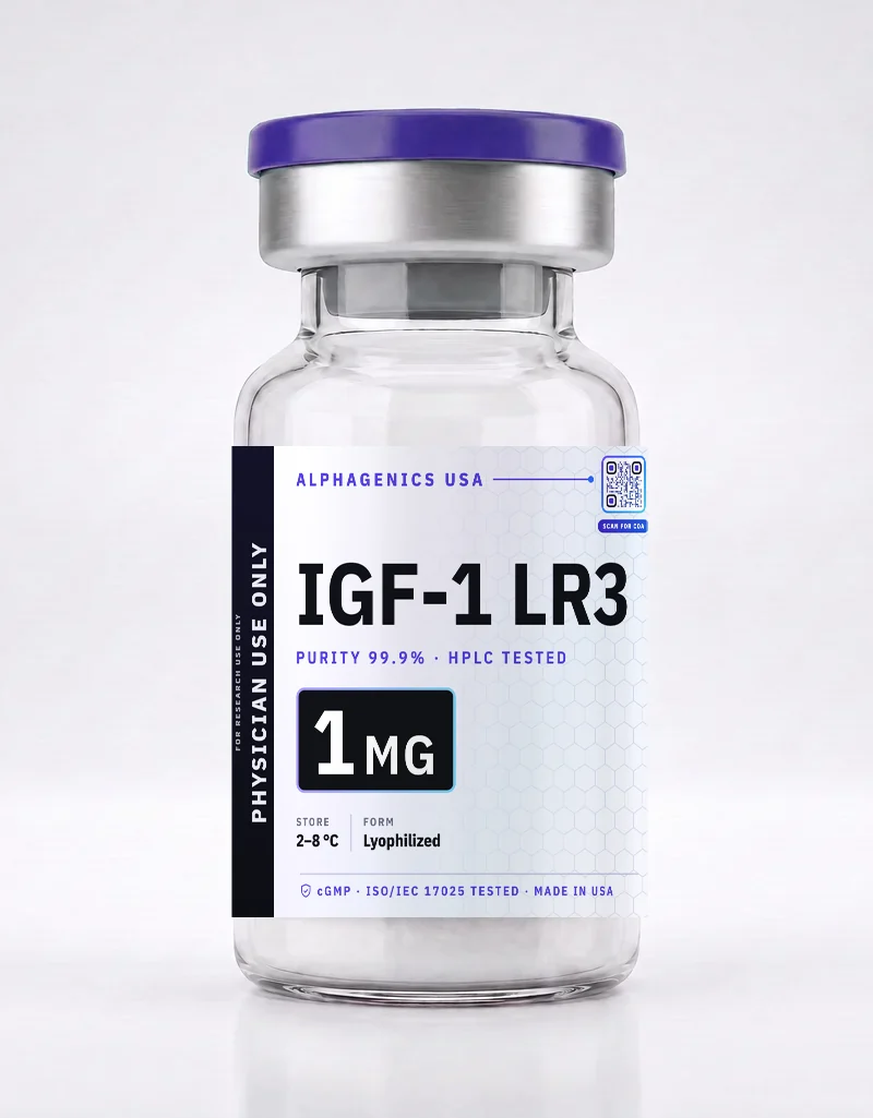 IGF-1 LR3 — Alphagenics vial
