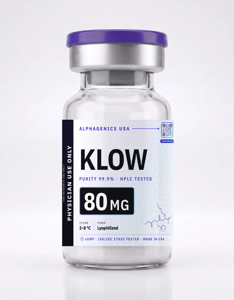 KLOW — Alphagenics vial