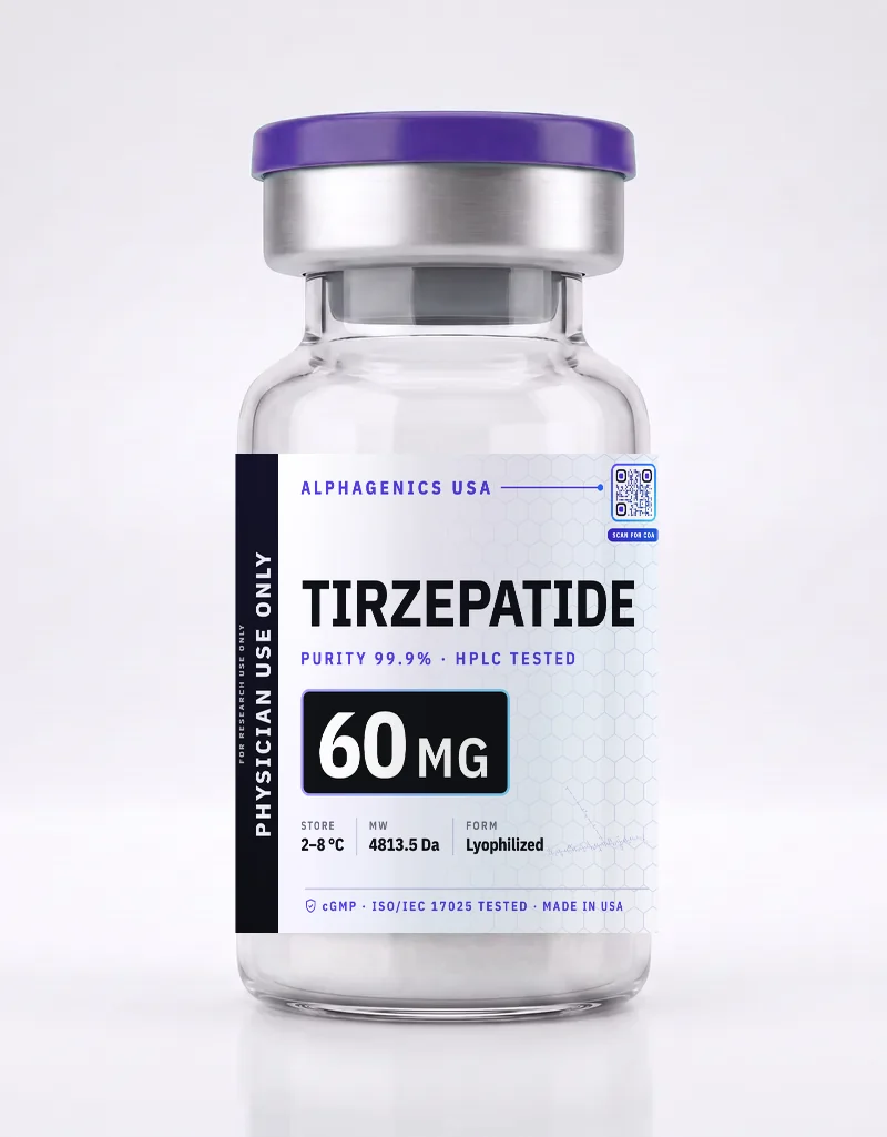 Tirzepatide — Alphagenics vial